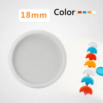 

10PCS/Lot Mushroom Hole Disc-binding 18mm Loose Book Binding Ring Disc Plastic Round Button Binder Arc Binding Notebook Office