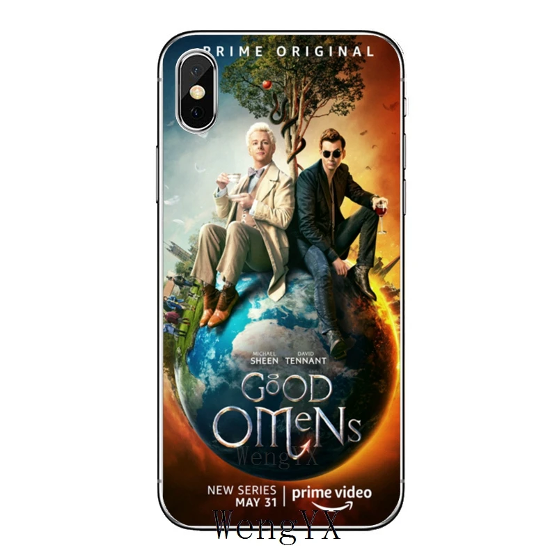 ТВ Good Omens для huawei mate 20 10 9 P30 P20 P10 P9 pro Lite P Smart plus прозрачный чехол