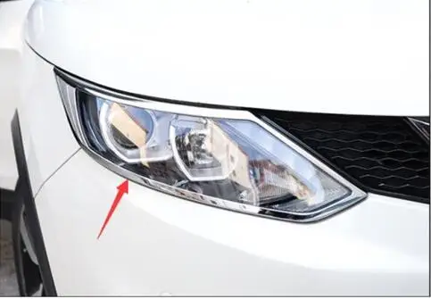 Для Nissan new Qashqai абажур яркая Передняя и задняя рамка лампы декоративная рамка