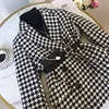 Winter jacket new Korean version with waist bag houndstooth woolen coat suit thick and loose ► Photo 1/6