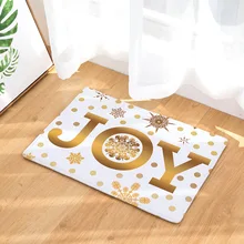 CAMMITEVER рождественские золотые буквы напольный коврик Go Home печатные фланелевые противоскользящие ковер входной коврик