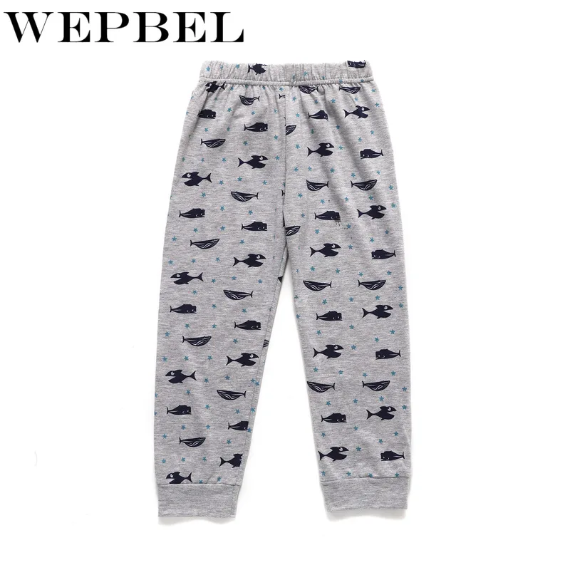 WEPBEL/Детские пижамы детская одежда для сна с акулой детские пижамы с животными для мальчиков и девочек; Новогодняя одежда для сна; Детские пижамные комплекты; Размеры 2 T-6 T