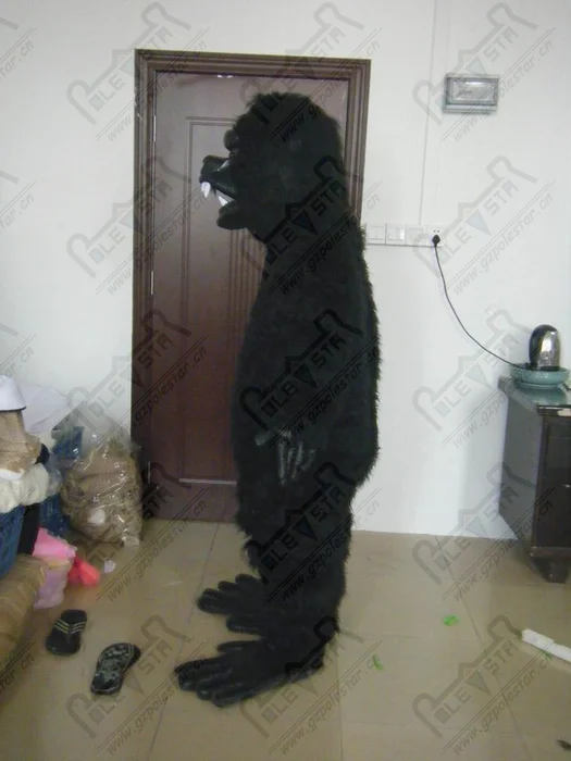 Качественные костюмы талисмана гориллы Профессиональные длинные меховые костюмы обезьяны и обезьяны дизайн OEM костюмы для вечеринок
