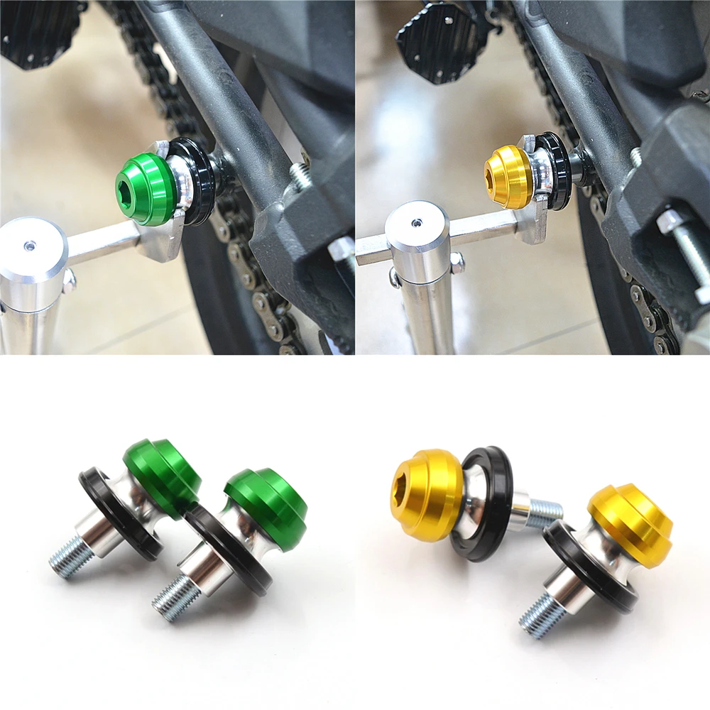 Слайдеры для KAWASAKI Z400 ninja400 Z650 NINJA650 Z900 Z900cafe Swingarm катушки поворотный рычаг винты