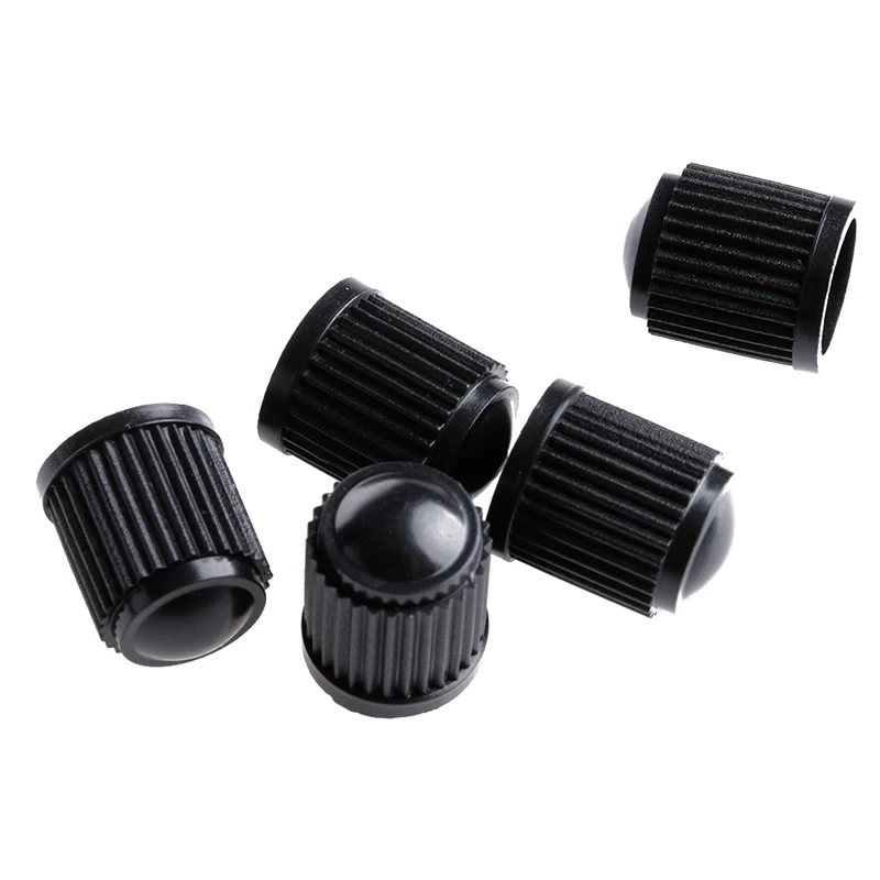 Drop Ship New 100x Plastic Auto Car Bike Motorcycle Truck wheel Tire Valve Stem Caps Black