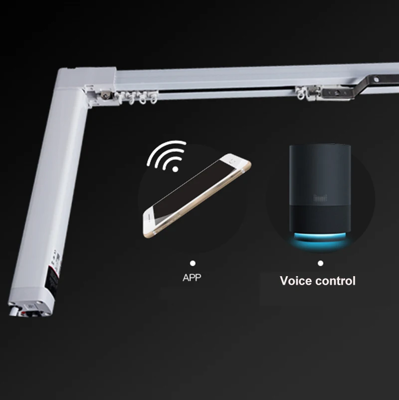 

Smart Home Automatic Curtain Motor With WiFi Control / Electric Curtain Motor For Rail / Motorized Curtain Track