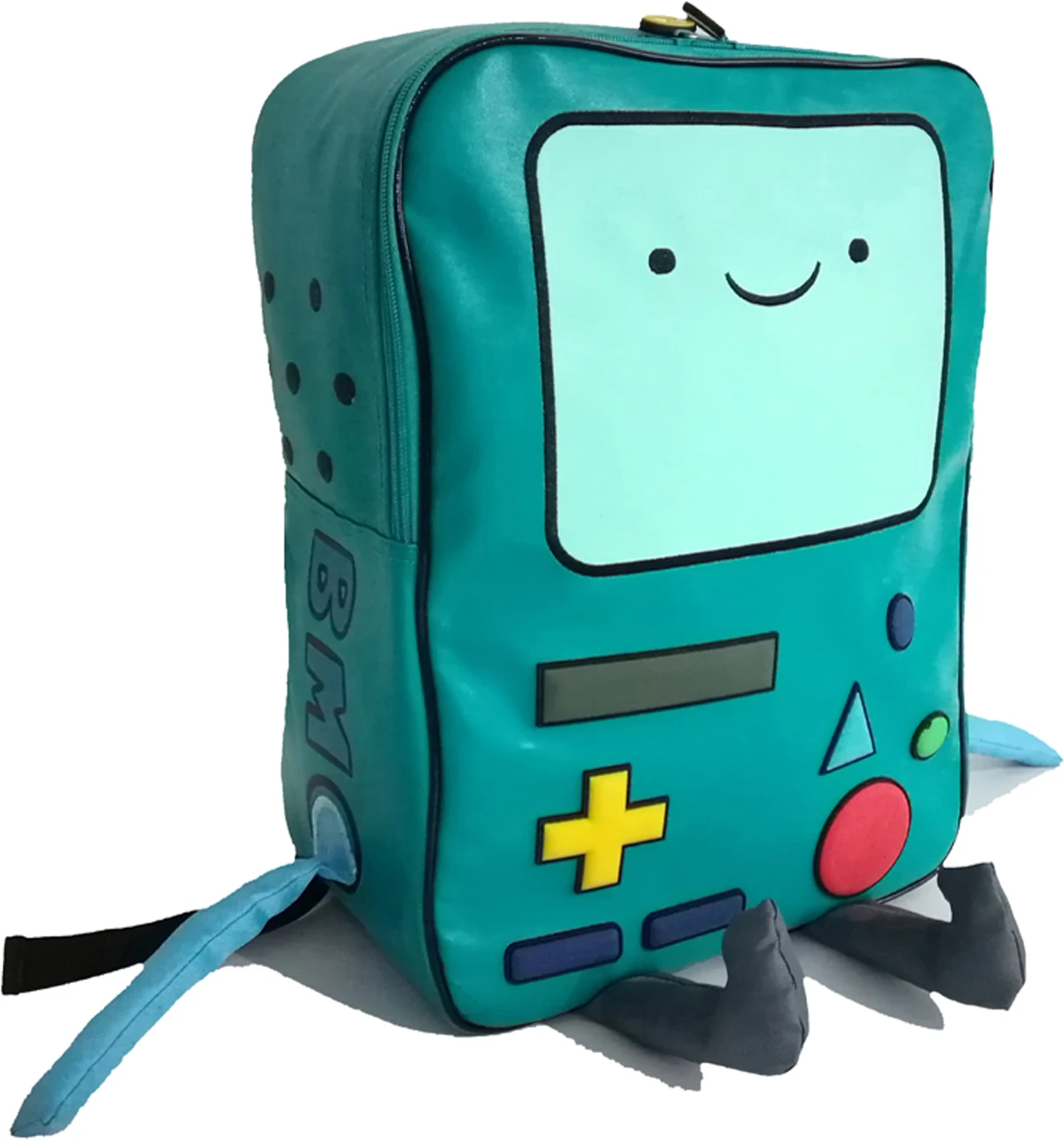 Время приключений с Финном и Джейком рюкзак CN BMO школьный Beemo Be more мультфильм робот высокого качества PU зеленый