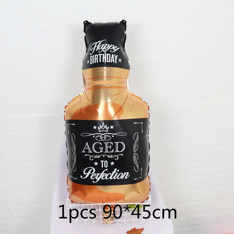 style 2 1" золотистый, серебристый, металлический латексный воздушный шар 18 30 40 50 60 70 лет Номер День Рождения вечерние украшения для взрослых фольги воздушный шар подарок - Цвет: style 2