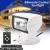 12V Marine Boot Scheinwerfer 2500LM 3200K 100W Birne Fernbedienung White Suchscheinwerfer Licht PC + Aluminium Wasserdicht LED Strahler