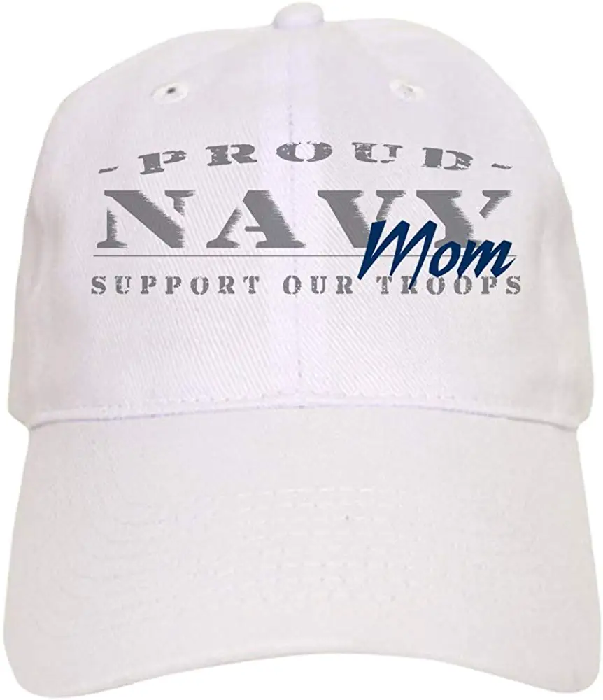 Бейсболка Proud Navy Mom(синяя