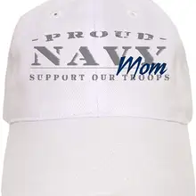 Бейсболка Proud Navy Mom(синяя