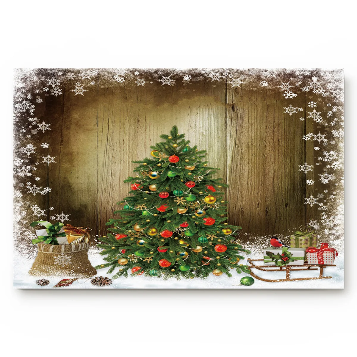 Merry Christmas снег цветок коврик для ванной Рождественский коврик нескользящий дверной коврик ковер аксессуары для ванной под заказ