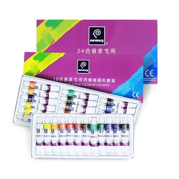 

Colorful Acrylic Watercolor Paint Set Pigment For Drawing Painting Art Tool Creative School Student Supplies