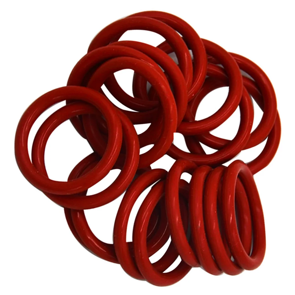20PCS/Set Replacement for 12AX7 12AU7 12AT7 12BH7 EL84 Tube Damper Silicone Rings Durable Silicone O-Rings