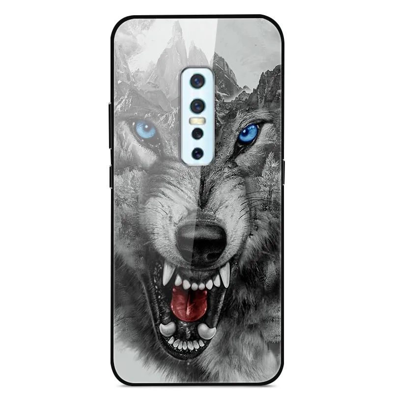 Чехол для Vivo V17 Pro, жесткая стеклянная задняя крышка, чехол для телефона, чехол для Vivo V17 Pro, чехол, TPU бампер, закаленное стекло для Vivo V17 Pro V17Pro