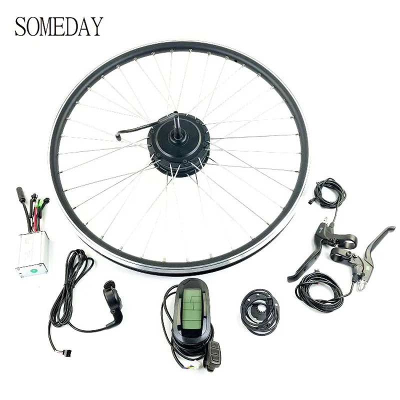 #Special Offers 36V 500W electric bicycle conversion kit rear rotate hub motor with KT LCD6 display for ebike kit