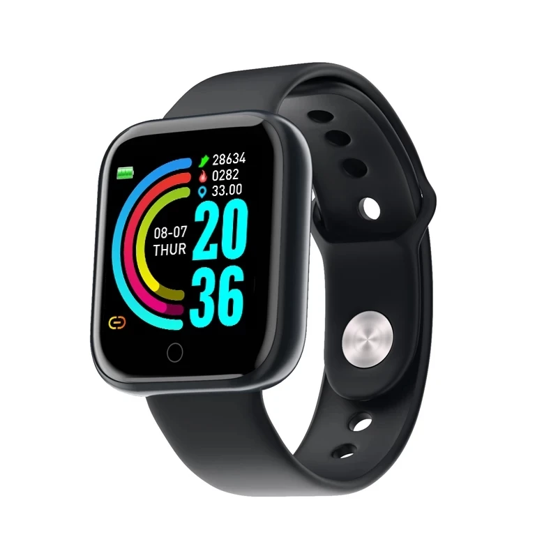 

Y68 Smart Watch Waterproof Sport Fitness Tracker Smart Bracelet Blood Pressure Heart Rate Monitor Bluetooth Watch for ios Androi
