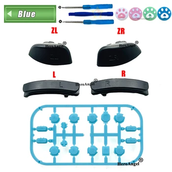 

For NS Switch JoyCon DIY Colorful ABXY Directions Keys Button for Nintend Switch NS Controller Joy-con Controller LR ZL ZR Butto