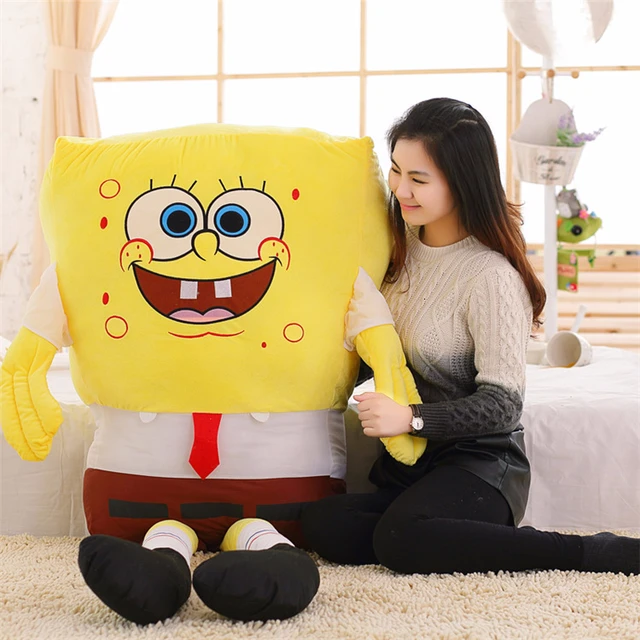 Big Spongebob Patrick Star Plush Doll Toys Kawaii 20-55CM Sponge Bob Stuffed Animals Dolls Toys For Children Kids Birthday Gifts