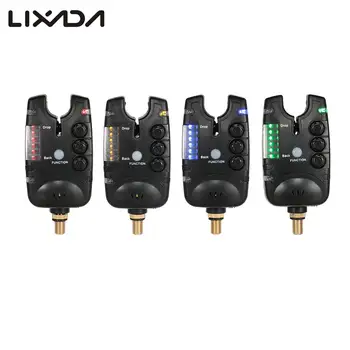 

Lixada Fishing Alarm 6 LEDs Fishing Alerts Bite Alarm Pesca Indicator Sound on Fishing Rods Tackle Gear Tone Volume JY-28 Carp