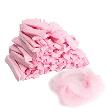 100 шт одноразовые волосы шапочка для душа нетканые плиссированные Анти Пыль шляпа набор ванная комната продукт
