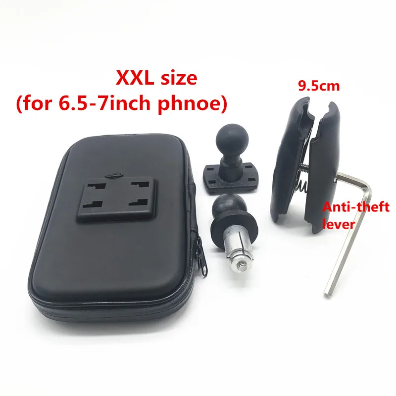 9.5cm arm kit Держатель для телефона в вилка стержневой кронштейн мотонавигатор кронштейн для Yamaha YZF R1 2002- R6 2006- R1M 2007 2008 - Цвет: 9.5cm arm kit