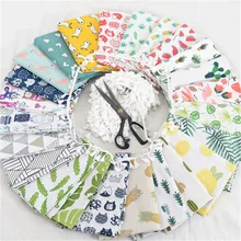 Хлопок Лен Ткань ins стиль ткань комплект 15 см* 15 см смешанный дизайн 32 шт./лот DIY ручной работы ткань искусство одеяло лоскутное изделие ткань