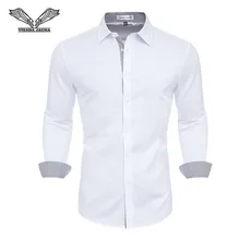 Мужские рубашки, Camisa Masculina, рубашка с длинным рукавом, мужская, Корейская, тонкая, дизайнерская, официальная, повседневная, Мужская одежда, рубашка, размер M-4XL, N5151