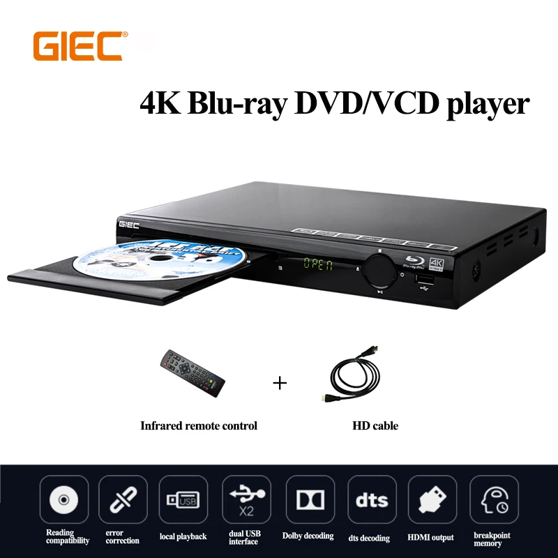 Gladys leeftijd groet Portable Dvd Digital Tv | Blu-ray Dvd Player Tv | Dvd Player Portable |  Giec Dvd Player - Dvd, Vcd Players - Aliexpress