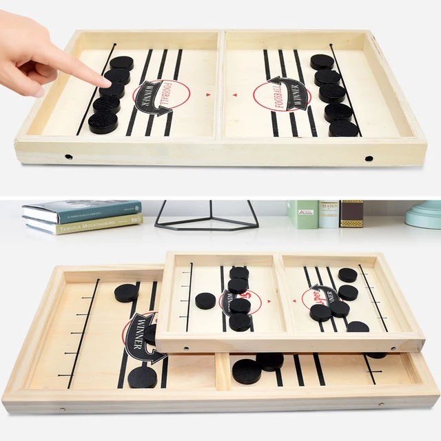 Table Fast Hockey Sling Puck Game Paced Sling Puck Winner Fun Toys Party Game Toys For Adult Child Family Home Board Game 1