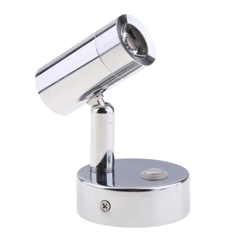 

12V LED Reading Light With Blue Light On/Off Switch For Marine Boat RV