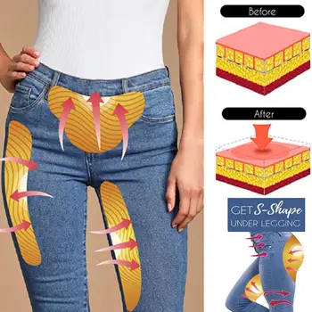 

Women Legs Shaping Leggings Fake Jeans Pants Pull-on Skinny Elastic Trousers gloria jeans jean pants jean with high waist rip