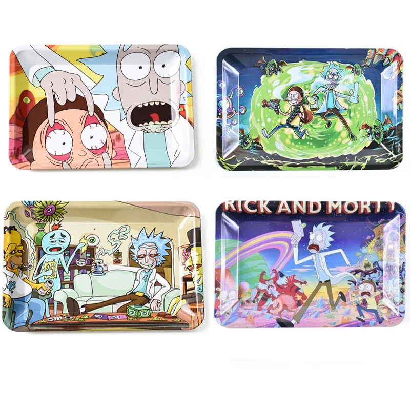 180*125 mm Cigarette Rolling Tray Tin Dish Smoking Accessories Rolling Machine Cartoon Weed Rolling Tools DIY Cigarette Access|Cigarette Accessories| - AliExpress