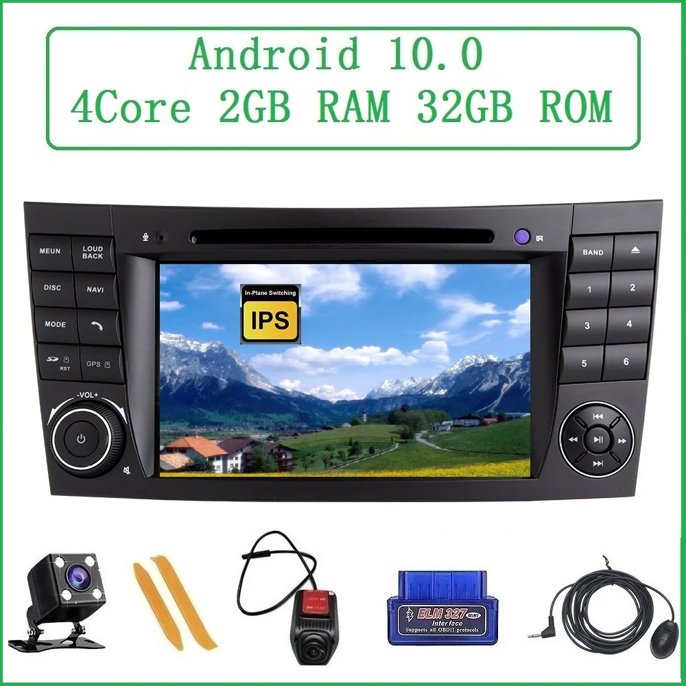 ZLTOOPAI для Mercedes Benz E-Class W211 E300 CLK W209 CLS W219 Android 10 Автомагнитола мультимедийный плеер SWC