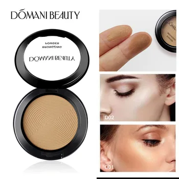 

DOMANI Brand Bronzing Powder Makeup Bronzer and Highlighter Palette Make V-face Bronzing Pigments Cosmetic Slim Nose