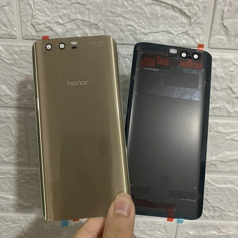 Для huawei Honor 9 стеклянный задний корпус для huawei Honor 9 батарея задняя крышка заднего стекла запасной чехол запасные части