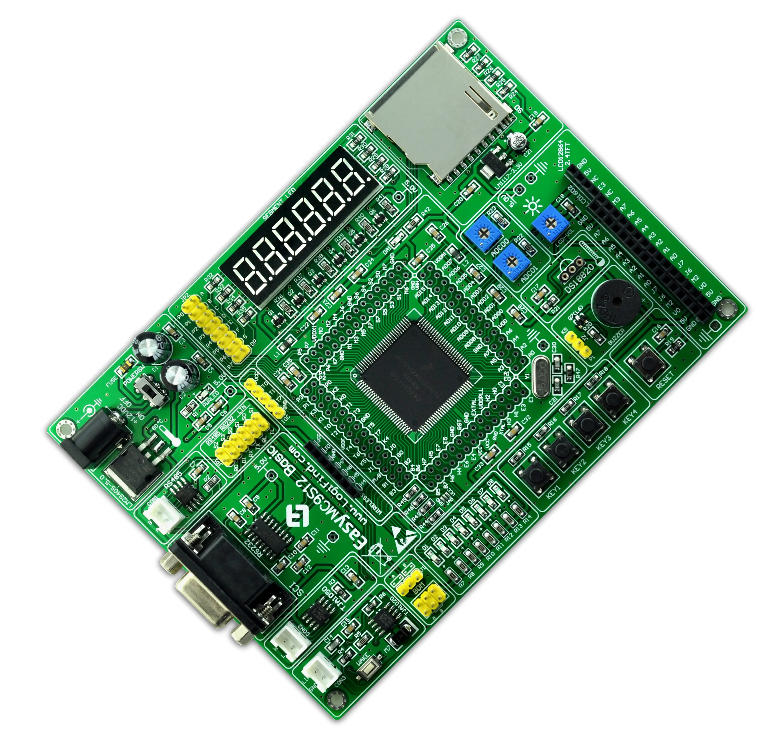 Автомобильная электронная макетная плата NXP MC9S12XS128MAL обучающая CAN LIN | Бытовая