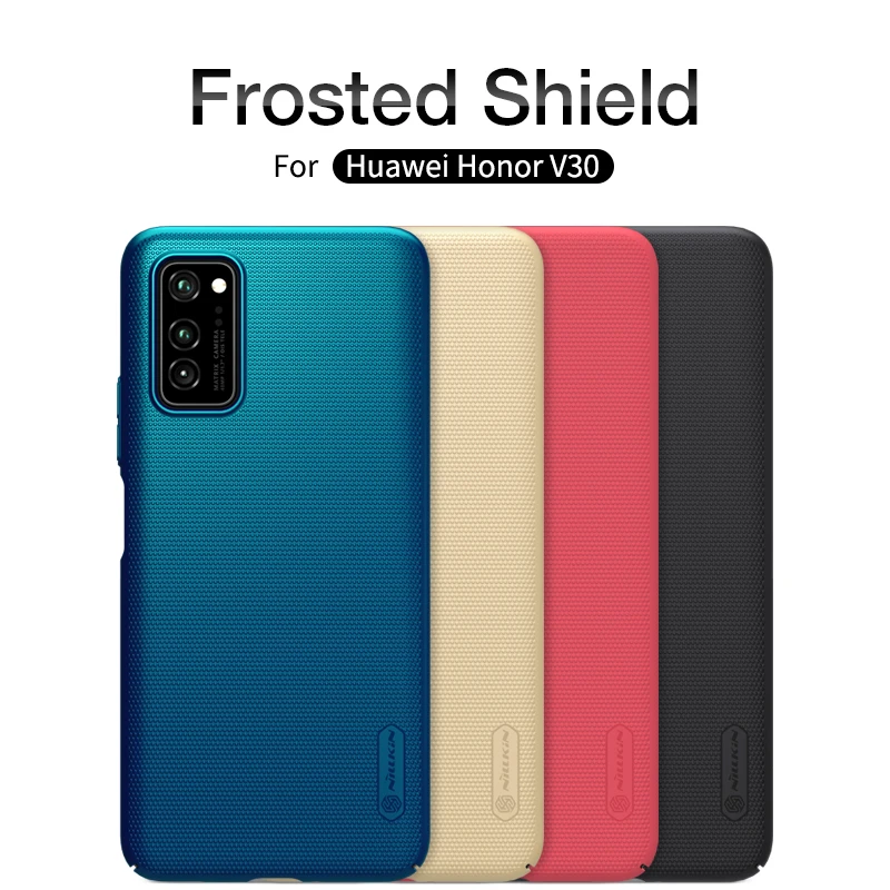 Чехол для Huawei Honor V30 NILLKIN супер матовый защитный чехол View 30 Подарочный держатель