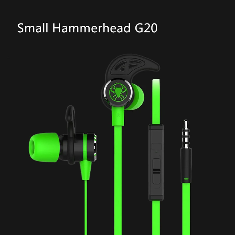G20 hammerhead Gaming Headset gamer Stereo Bass gaming headphone with microphone Magnetic Original 2 2M wired Earphone for phone