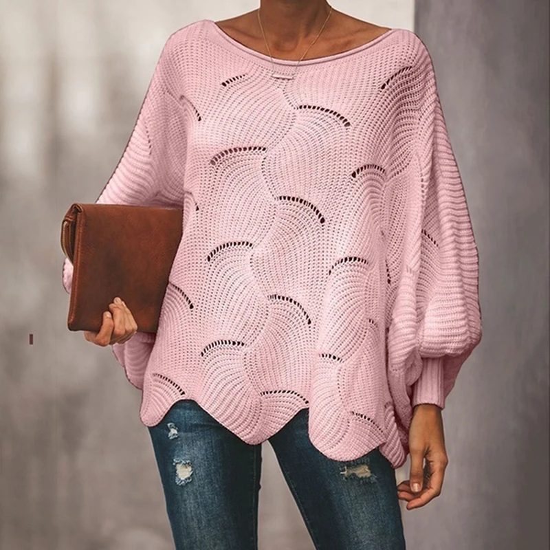 

Women Sweaters Warm Pullover and Jumpers Crew Neck Pullover Autumn 2019 Knitted Sweaters Christmas