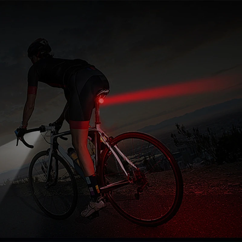 Perfect Bicycle Taillights Intelligent Sensor Turn Signal Brake Lights Usb Road Mtb Bike Saddle Rear Rechargeable Smart Light 3