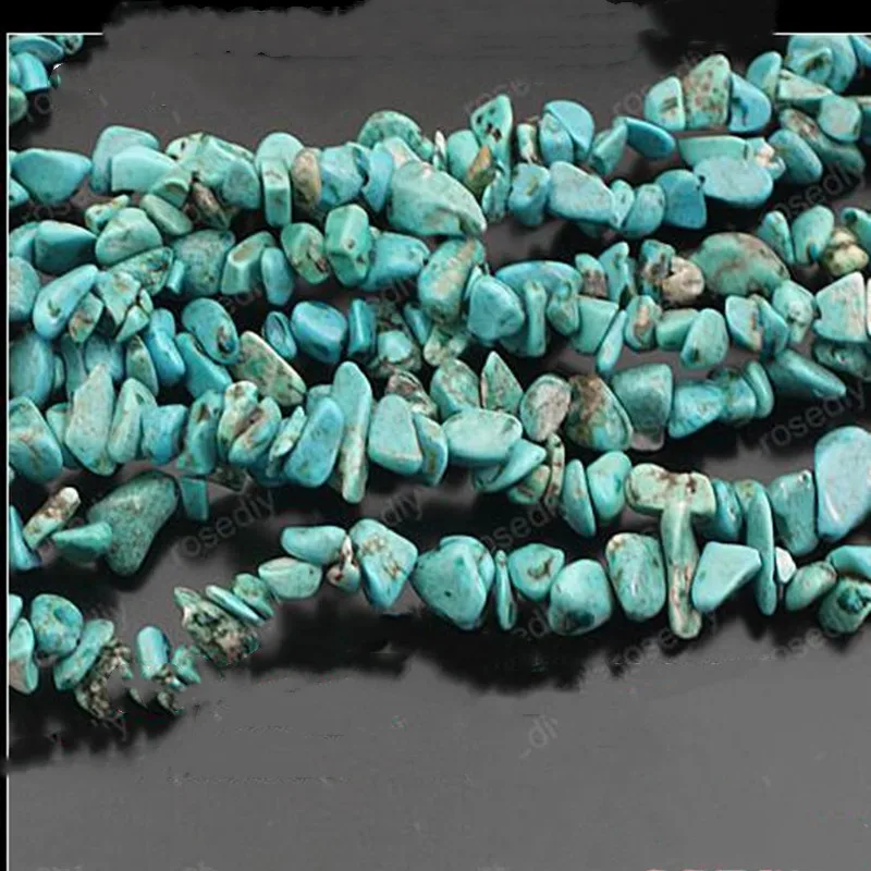 

Fashion Blue Color Loose DIY Turquoise Beads Good Accessories Beads Fit For Jewelry Making About 42cm y15744