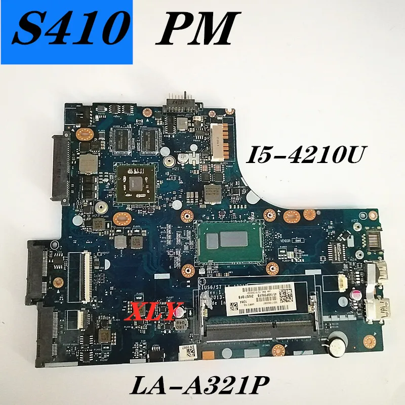 

Для lenovo IdeaPad S410 LA-A321P материнская плата для ноутбука I5 4210U DDR3 100% тест
