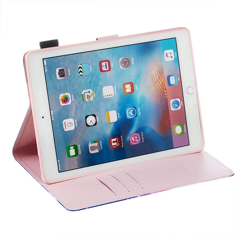 Для IPad 9,7 IPad Air 2 IPad Air 1 планшет чехол для IPad 5th 6th поколения принципиально из искусственной кожи чехол с откидной крышкой и с подставкой Чехол для IPad 9,7