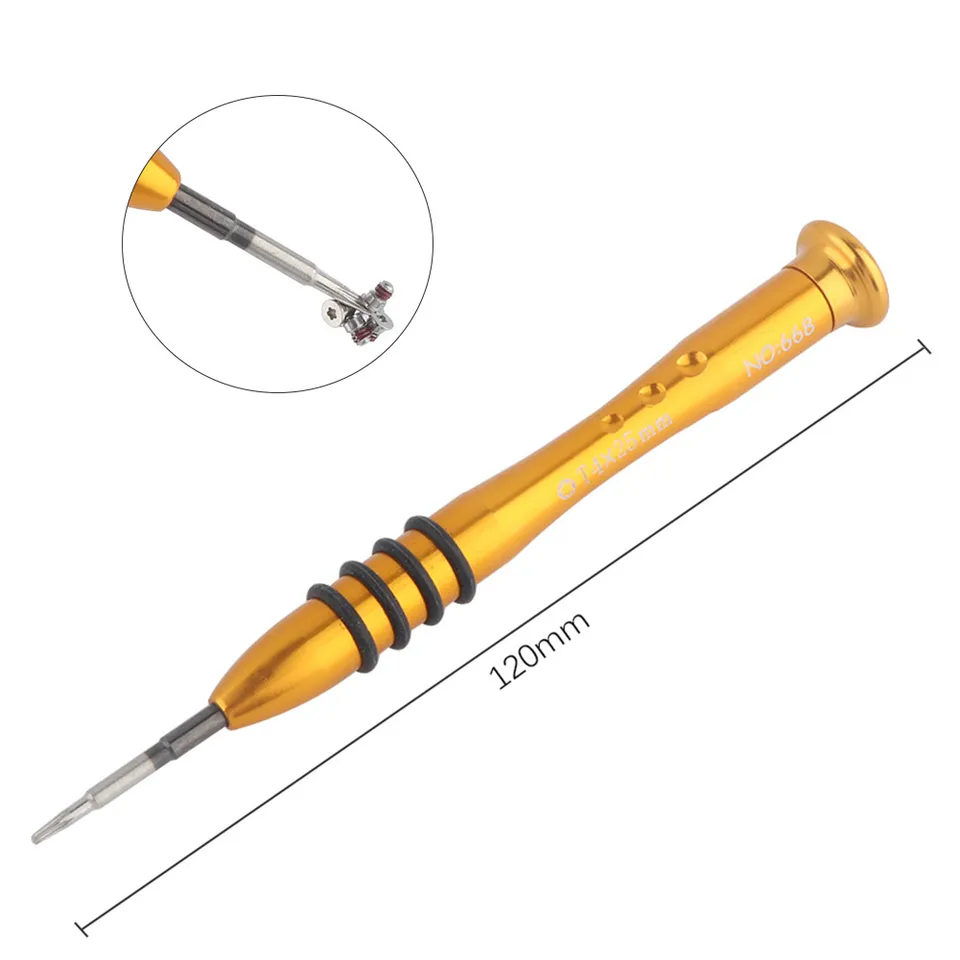 Sourcing Map Cacciavite Di Precisione T7 Torx Sicurezza - Punta Magnetica, Manico Girevole, Per Riparazioni Elettroniche
