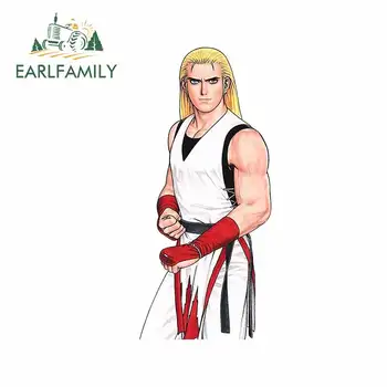 

EARLFAMILY 13cm x 10.3cm for ANDY-BOGARD Personality Decal Surfboard Scratch-Proof Cartoon Air Conditioner Windows Car Sticker