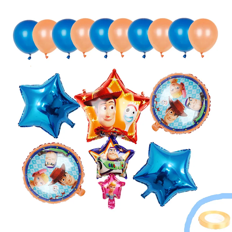 1set 1 компл. Cumpleavienos История Игрушек 4 вечерние воздушные шары из фольги globos woody Lightyear 32 дюйма розовое золото Количество шарики для день рождения вечерние Декор дети - Цвет: 1set
