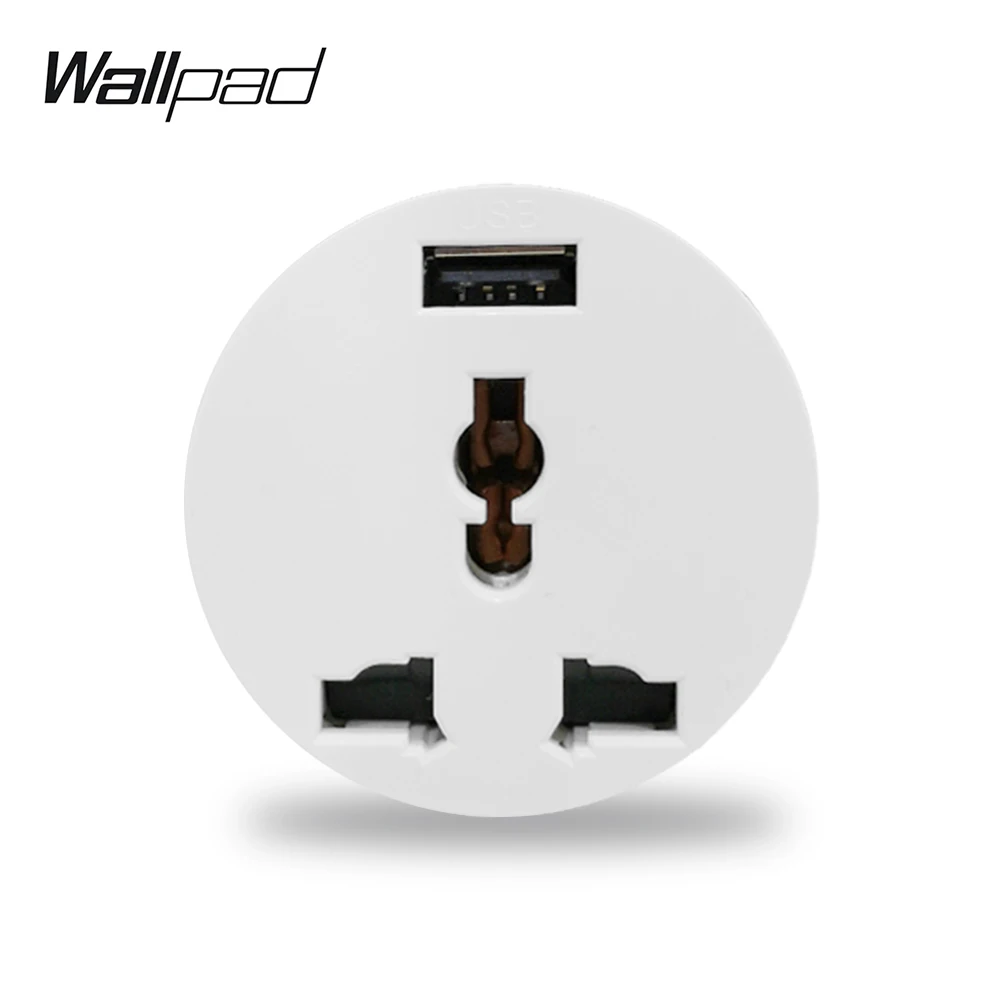 Wallpad L6 5 цветов EU UK US универсальная настенная электрическая розетка с 2.1A USB