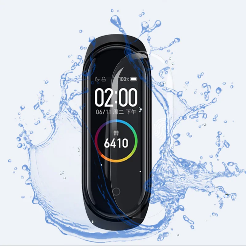 Защитная пленка для Xiaomi Mi Band 4 мягкая проницаемая защита дисплея умных часов на