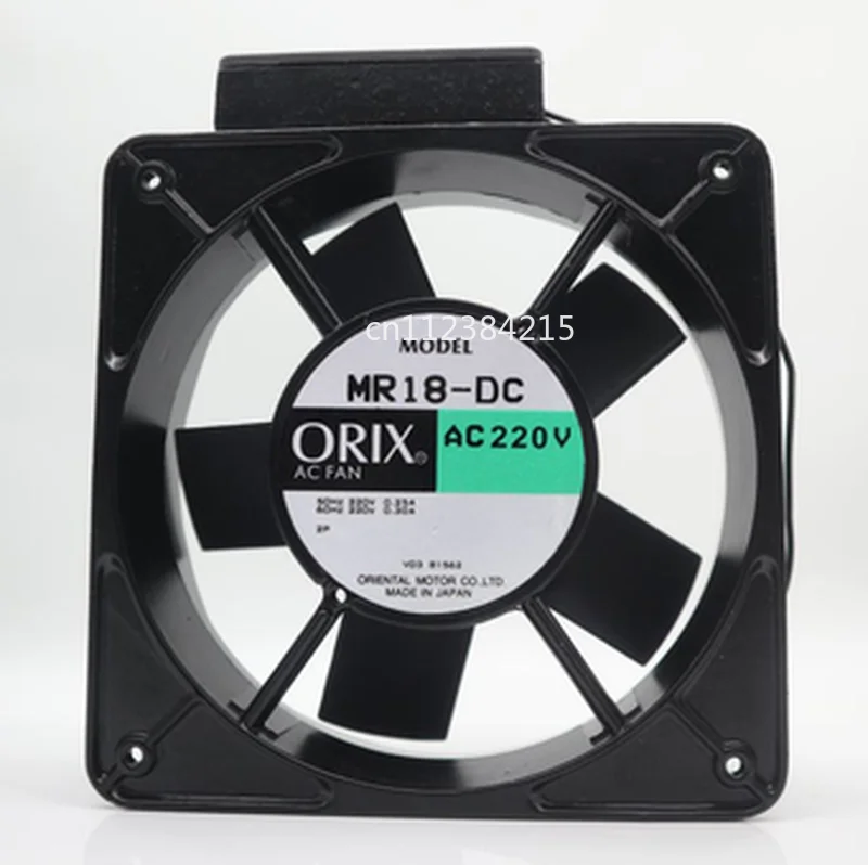 

Free shipping For ORIX MR18-DC Large air volume cooling fan AC200V 0.25/0.3A 180*180*65mm 2pin